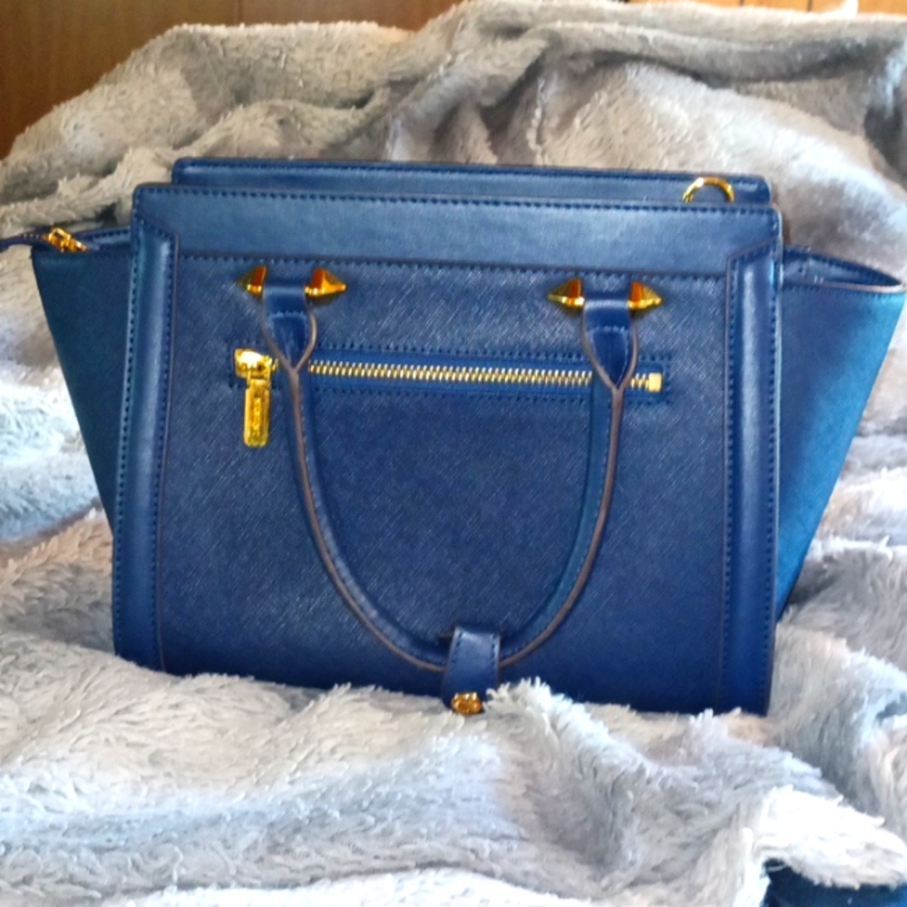 LA'FESTIN Blue Handle Only Handbag - Picture 2 of 8